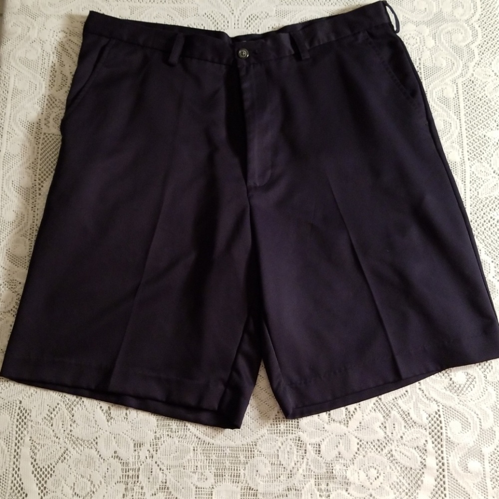 Mens IZOD Navy Blue Golf Shorts
